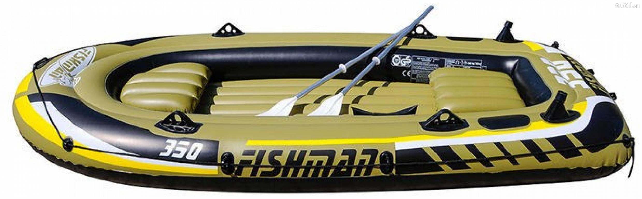 Barca Hinchable Fishman 350 Set - Outlet Piscinas
